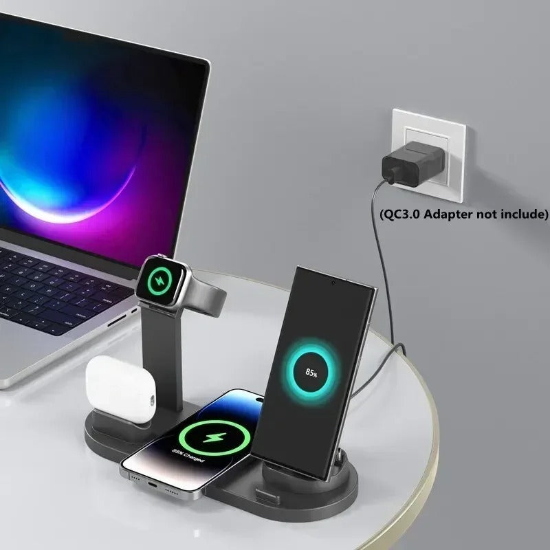 Cargador Stand Multifuncional 6 en 1